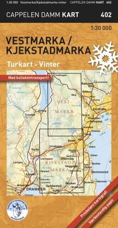 Vestmarka/Kjekstadmarka - turkart - vinter