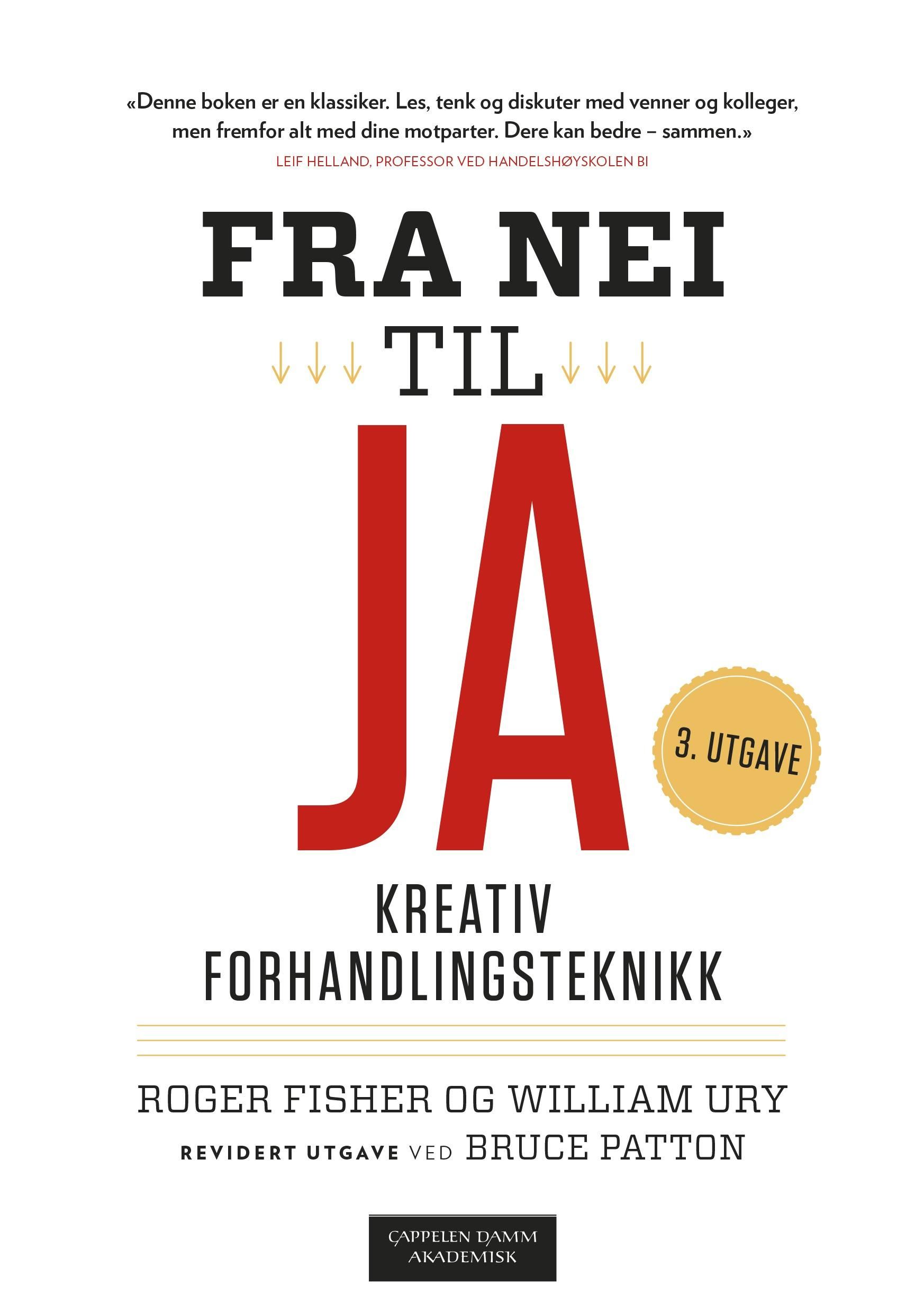 Fra nei til ja - kreativ forhandlingsteknikk