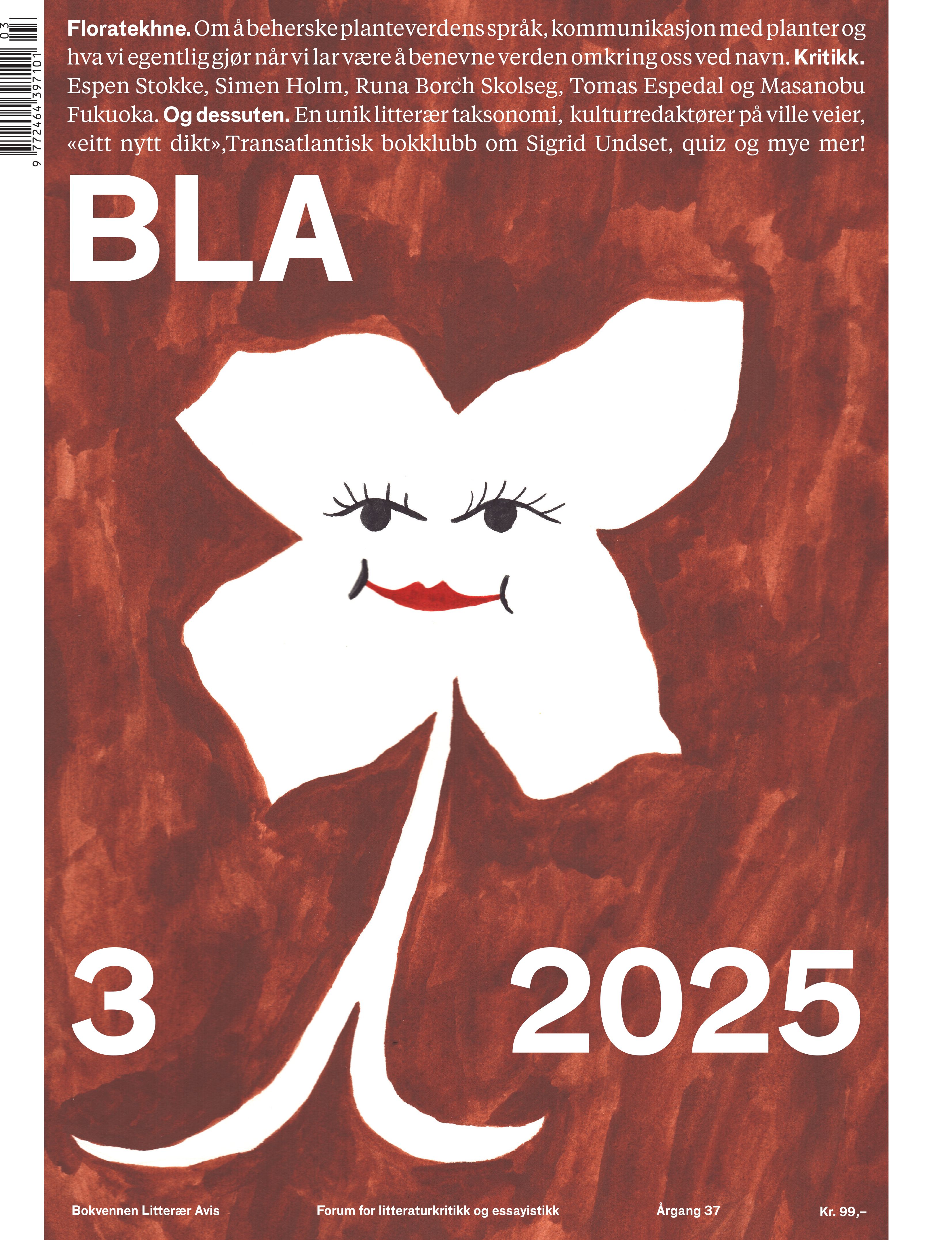BLA - Bokvennen litterær avis. Nr. 3 2025