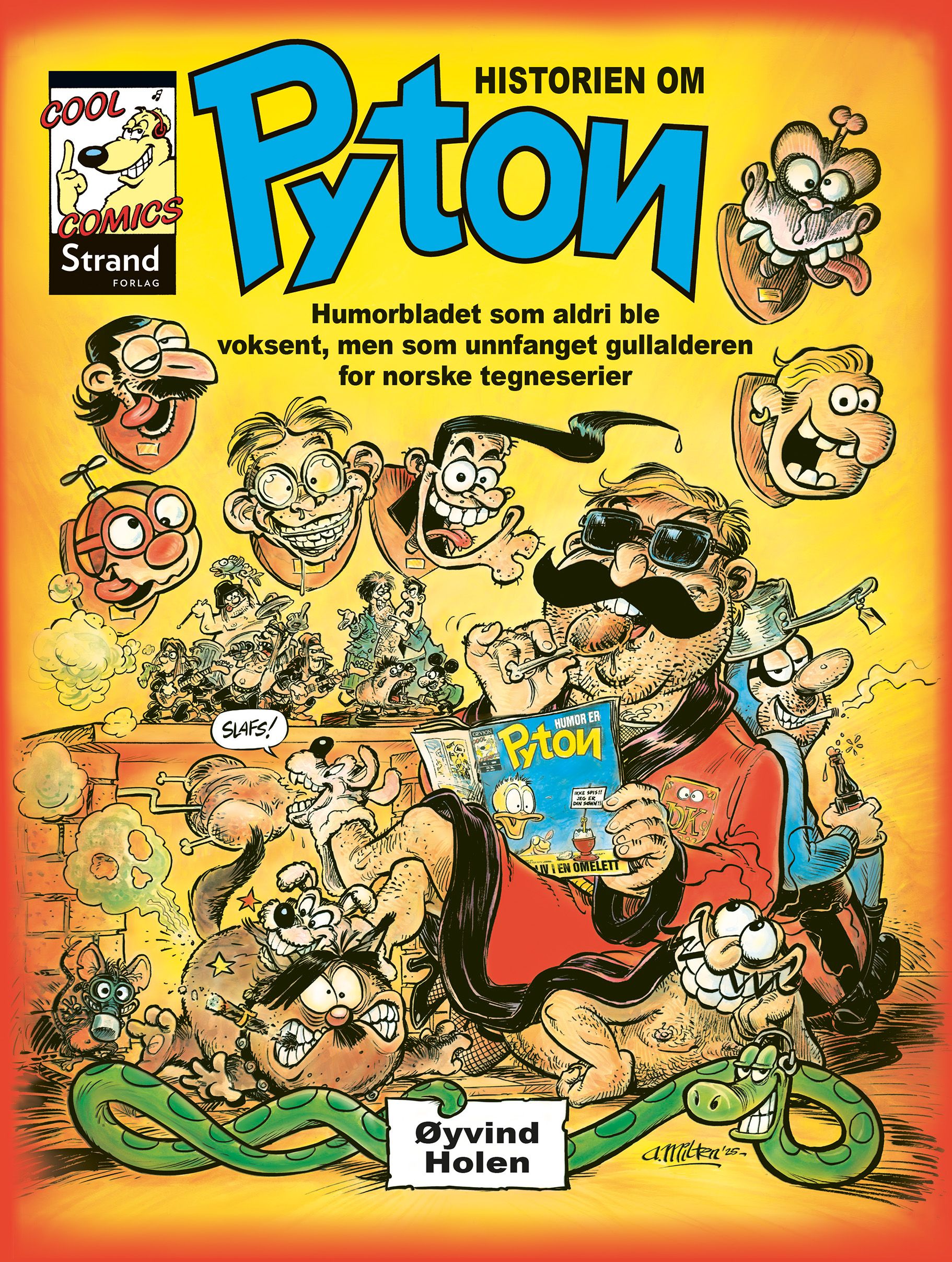 Historien om Pyton - humorbladet som aldri ble voksent, men som unnfanget gullalderen for norske tegneserie