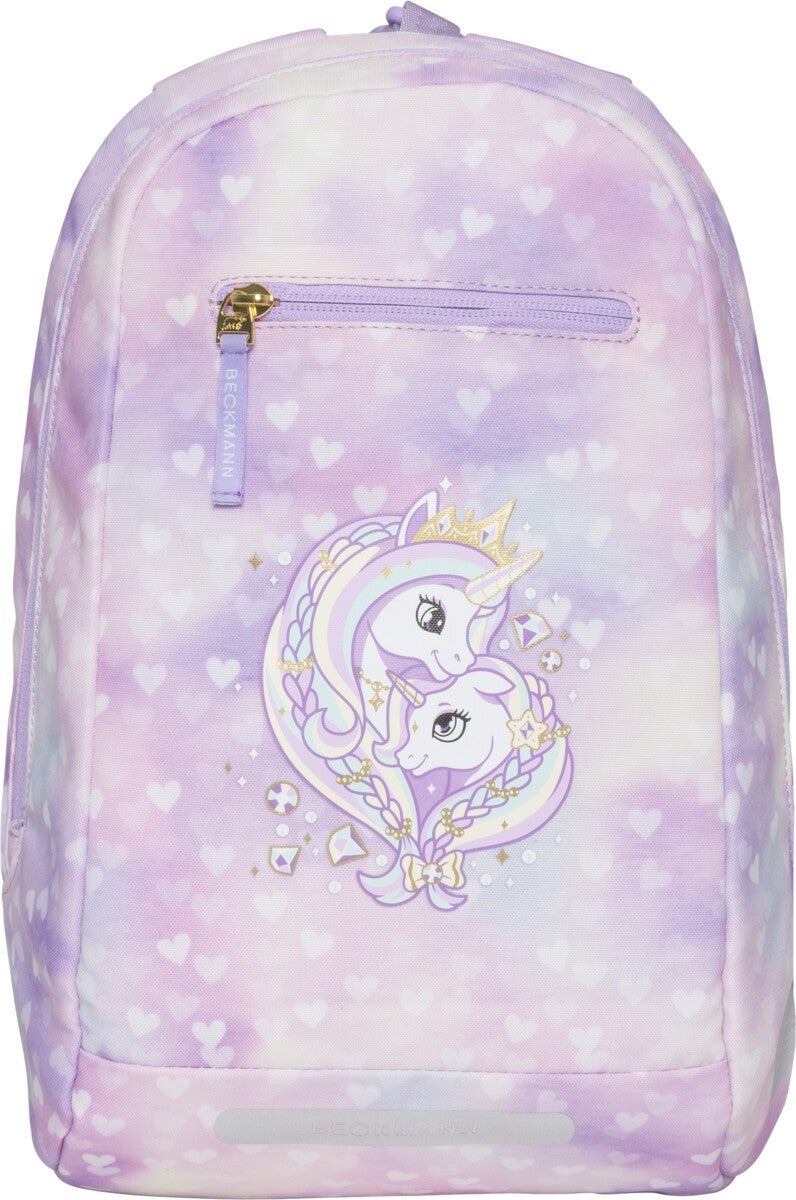 Gymsekk/tursekk 1.kl Unicorn Princess Purple 12L - Beckmann