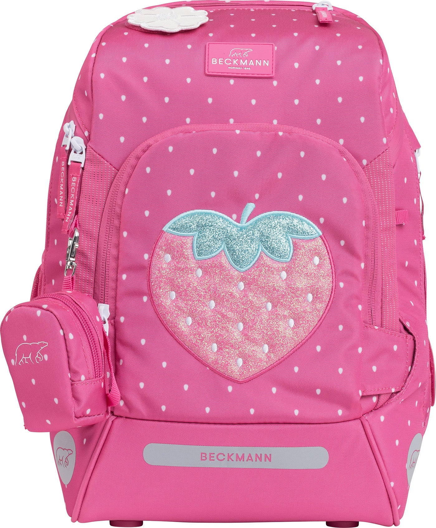 Skolesekk 1.kl Strawberry Active Air FLX - Beckmann