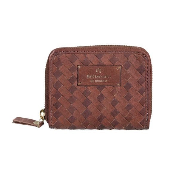Lommebok Beckmann Cognac Liten Flettet 1