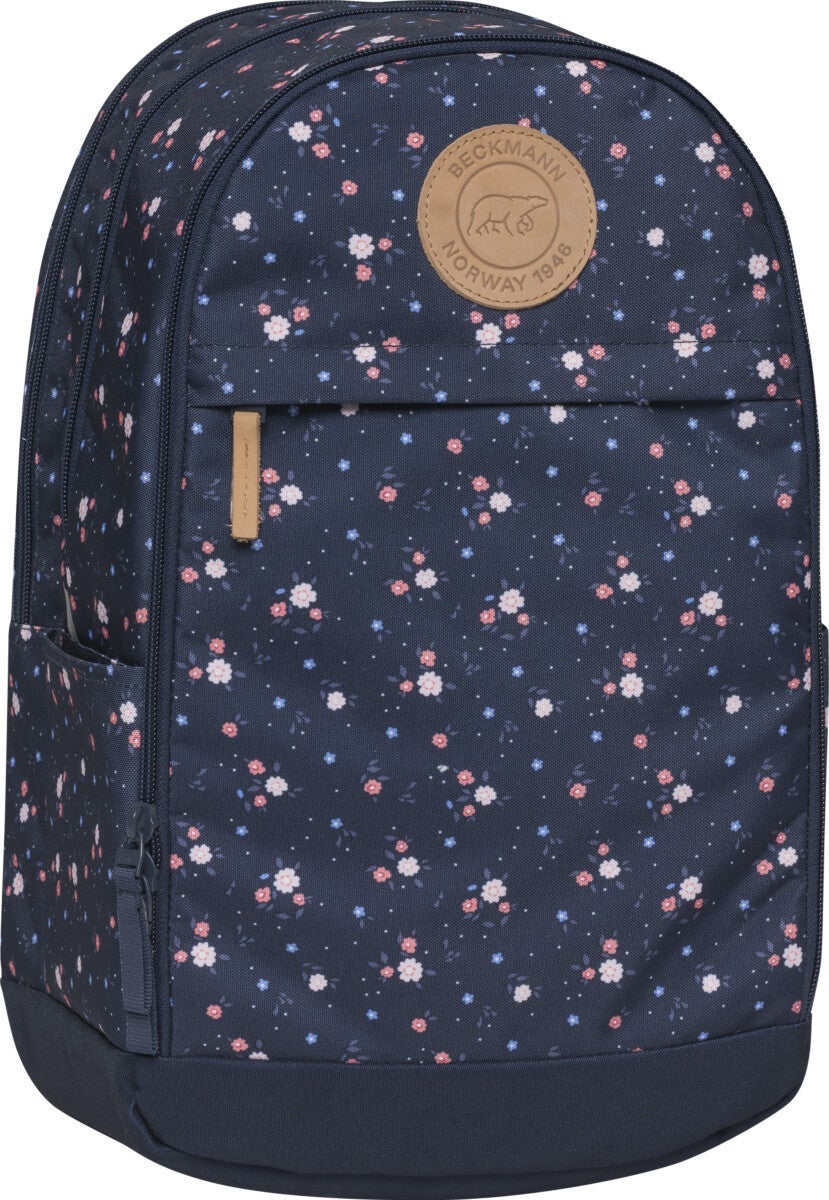 Skolesekk 2-7.kl Floral Urban midi 26L Beckmann - Beckmann