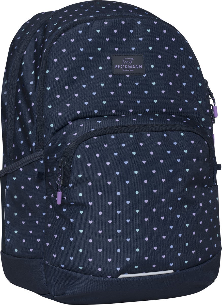 Skolesekk 2.7-kl Blue Hearts Sport Junior 30L - Beckmann