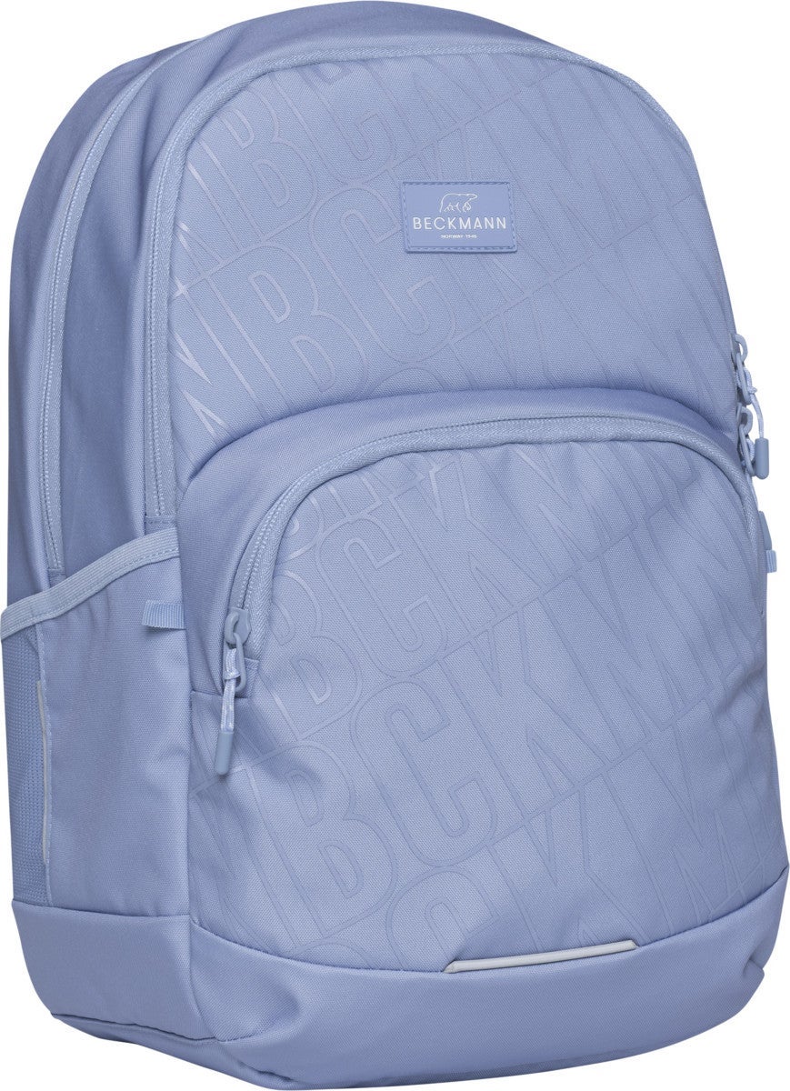 Skolesekk 2.7-kl Blue Metallic Sport Junior 30L - Beckmann