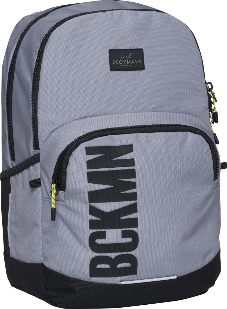 Skolesekk 2.7-kl Grey Sport Junior 30L Beckmann