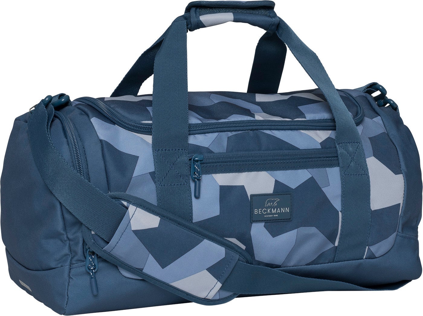 Gymbag 2-7.kl Blue Camo Sport Duffelbag Beckmann