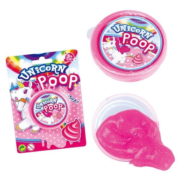 Unicorn rosa bæsj slime/putty