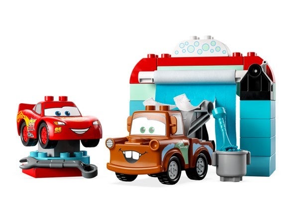 Lego Lynet McQueen og Bills gøyale bilvask 10996