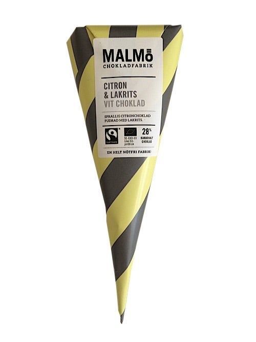 Sjokolade Kremmerhus Citron/Lakrits 28%
