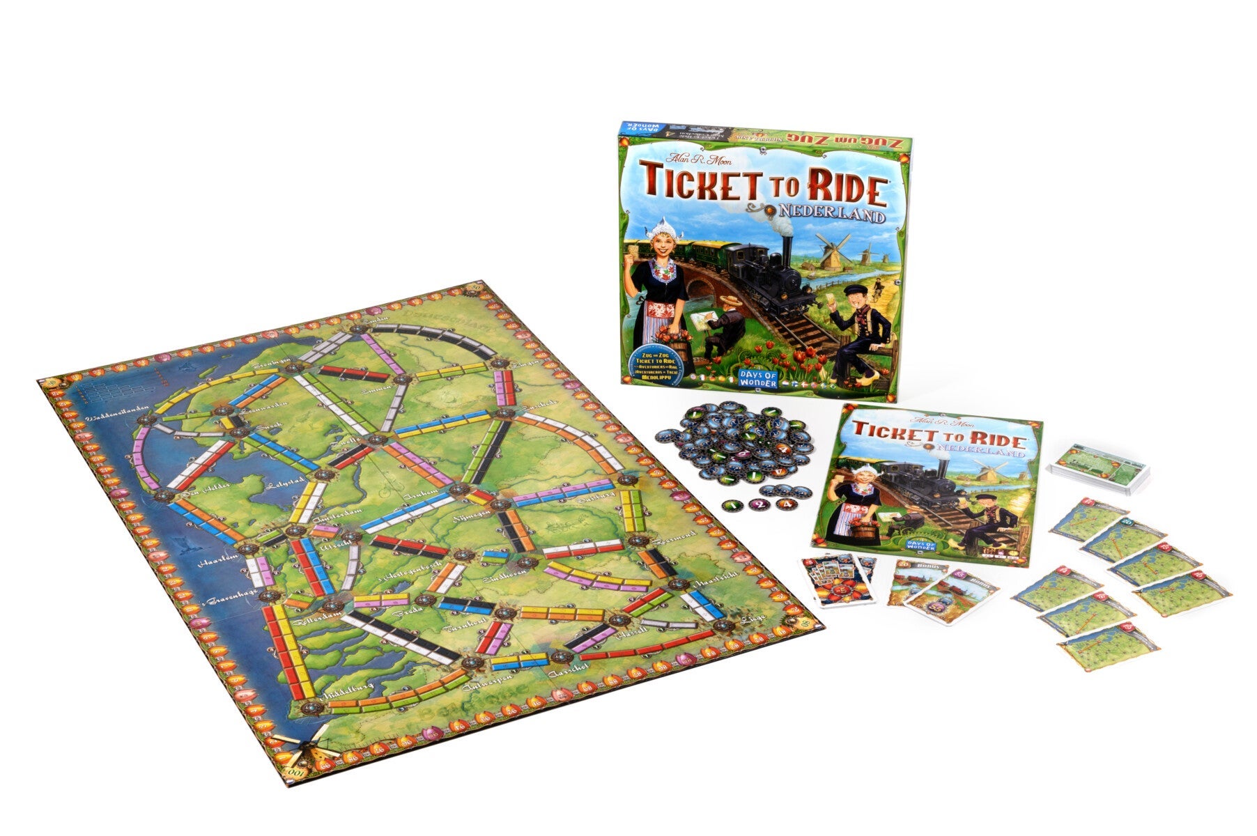 Spill Ticket To Ride Map Coll. Nr 4 Nederland