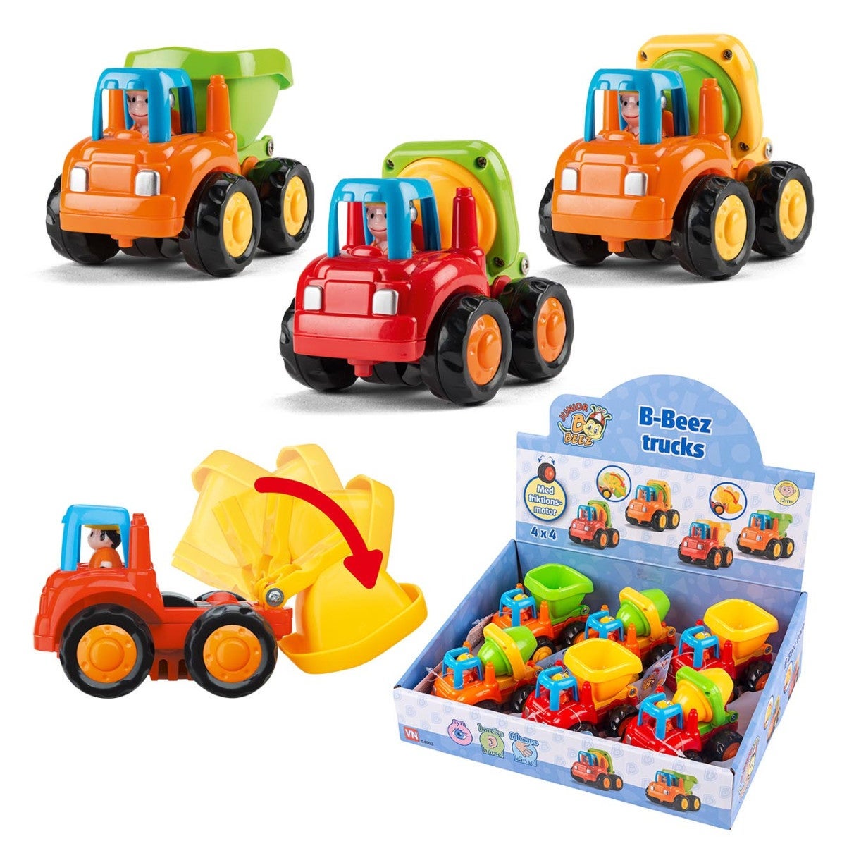 B Beez Junior Truck Ass Fra 12mnd