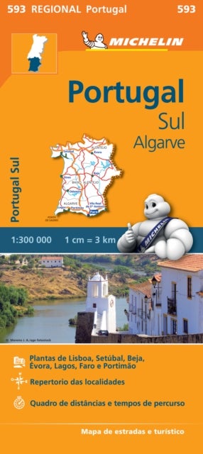 Portugal Sud - Algrave - Michelin Regional Map 593 - Map