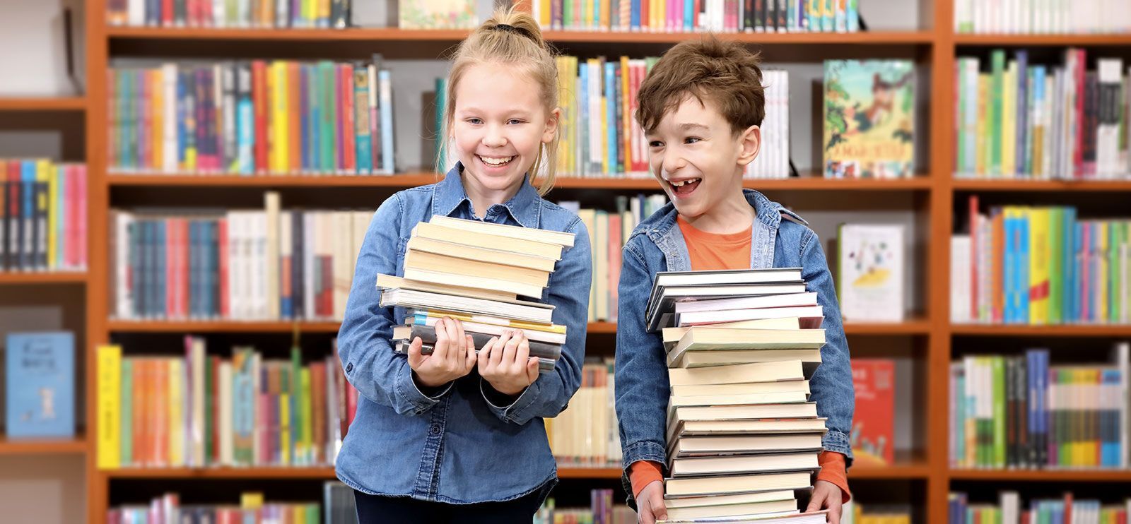 La barna velge bøker selv!