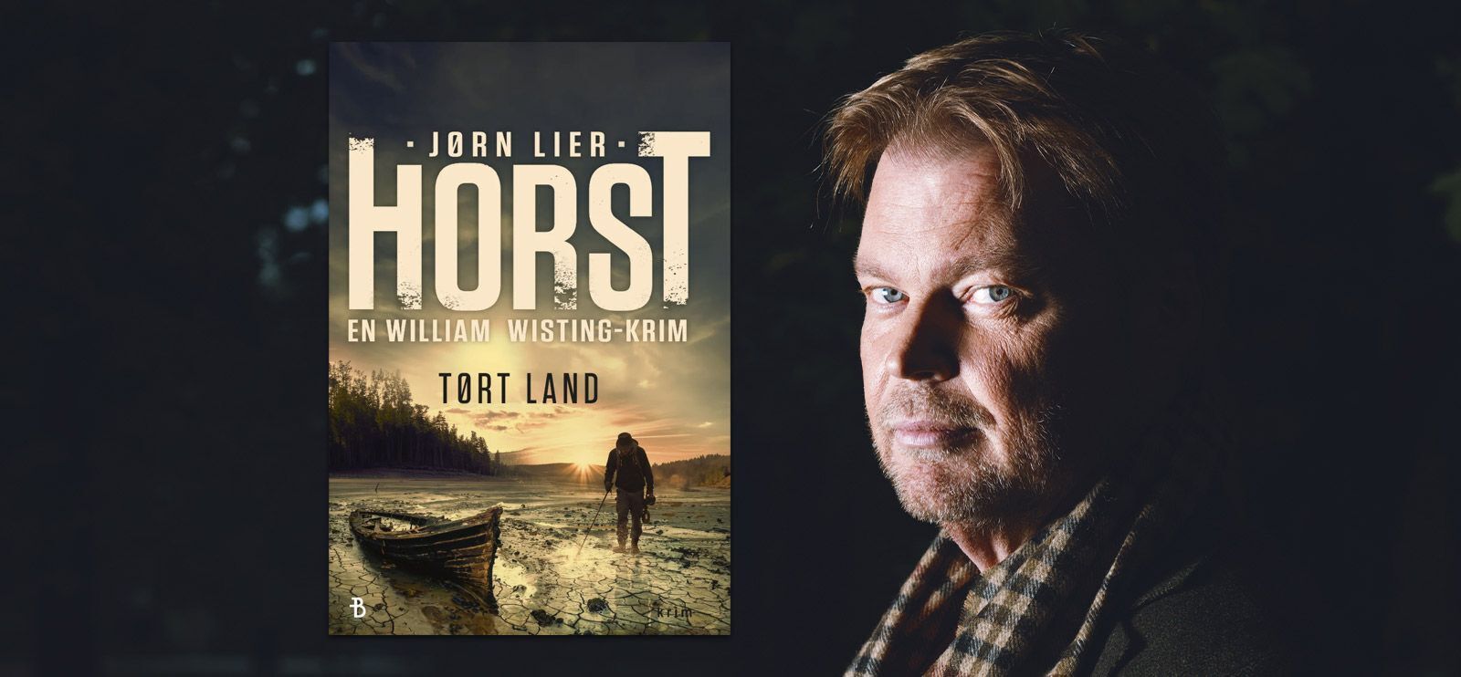 Tørt Land - Jørn Lier Horsts nye bok om William Wisting. Foto: Anton Suggio