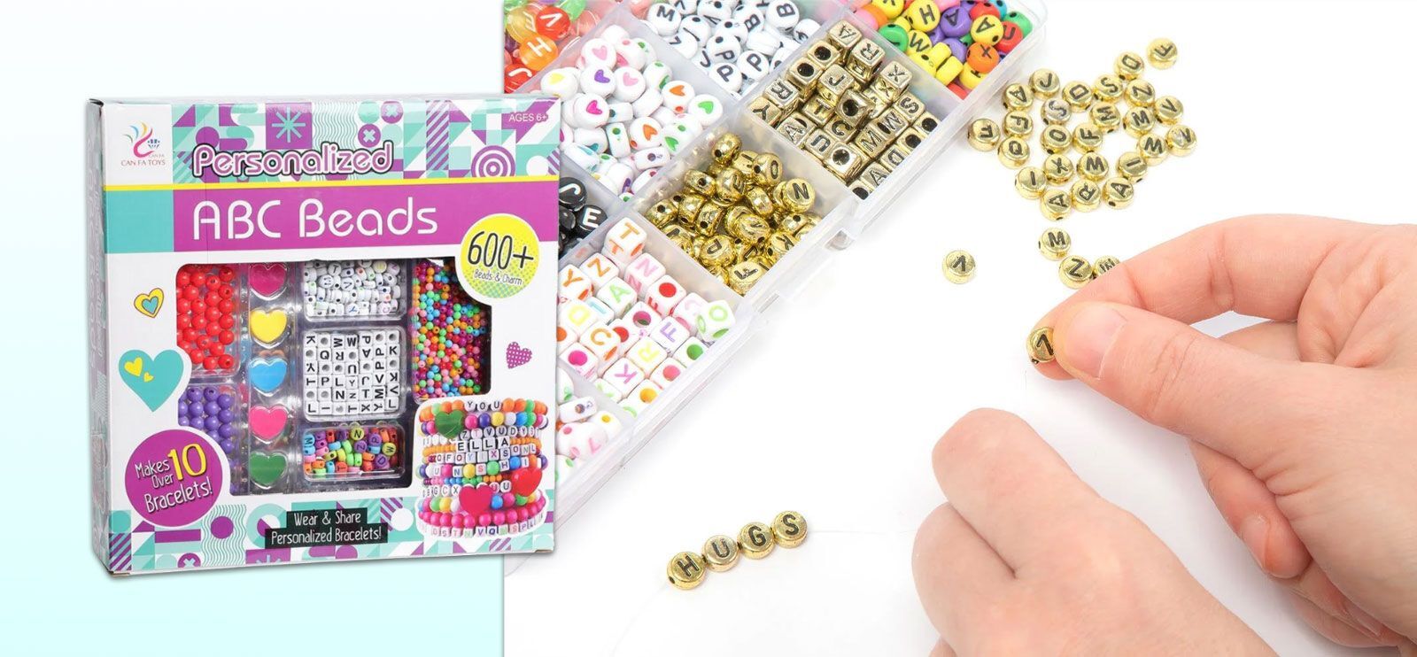 Perlemoro! Perlesett med og uten bokstavperler.