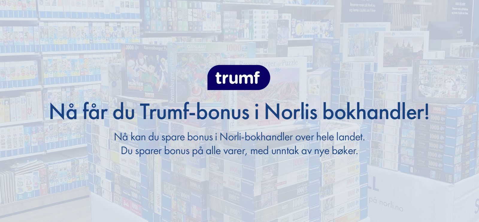 Trumf bonus hos Norli