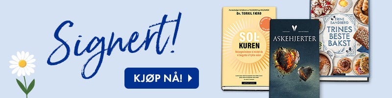 Bøker signert av forfatteren. Bøker signert av forfatteren.