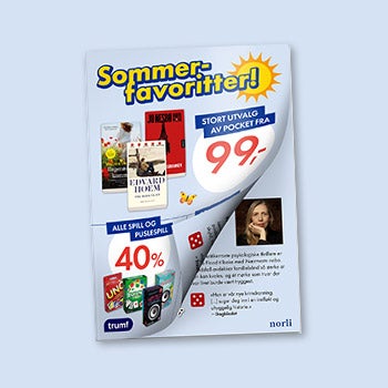 Katalog med vårens romaner. Katalog med vårens romaner.