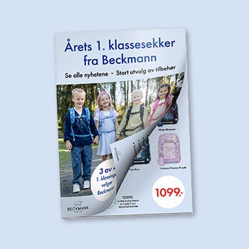 Beckmann katalog med 1. klassesekker Beckmann katalog med 1. klassesekker