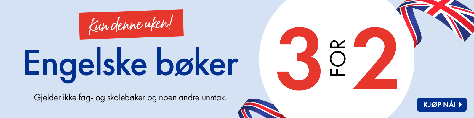 3 for 2 på engelske bøker denne uken 3 for 2 på engelske bøker denne uken