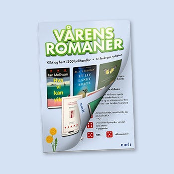 Katalog med vårens romaner. Katalog med vårens romaner.