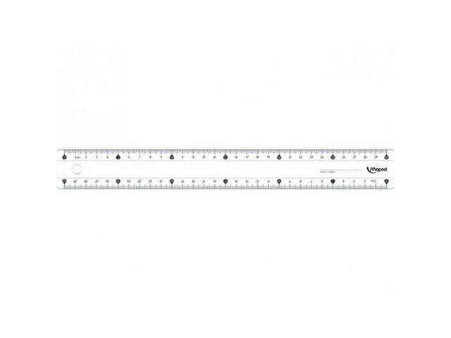 Linjal Maped Plast 30 cm