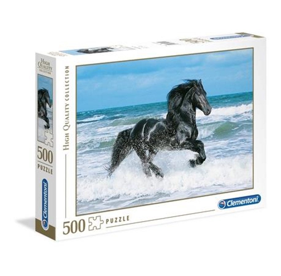 Bilde av Puslespill 500 Black Horse Clementoni