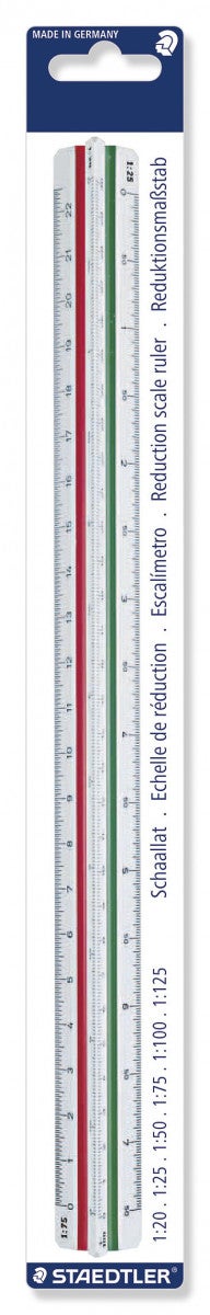 Linjal reduksjon 1:20-25-50-75-100-125