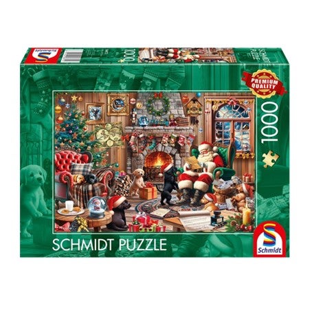 Puslespill 1000 Julenisse Valper Schmidt