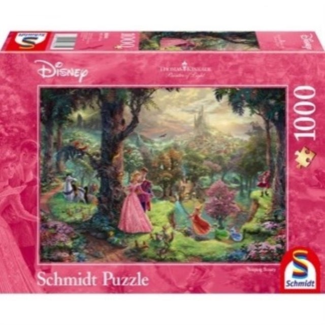 Bilde av Disney - Sleeping Beauty By Thomas Kinkade 1000 Piece Schmidt Puzzle