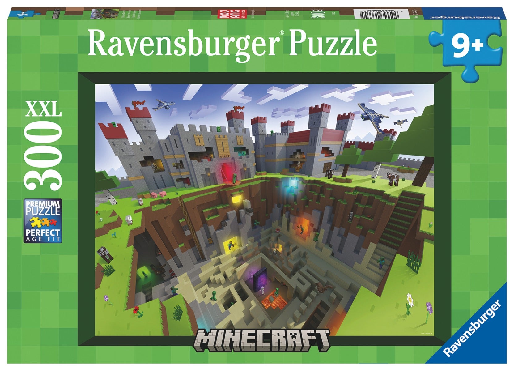 Puslespill 300 Minecraft Cutaway Ravensburger