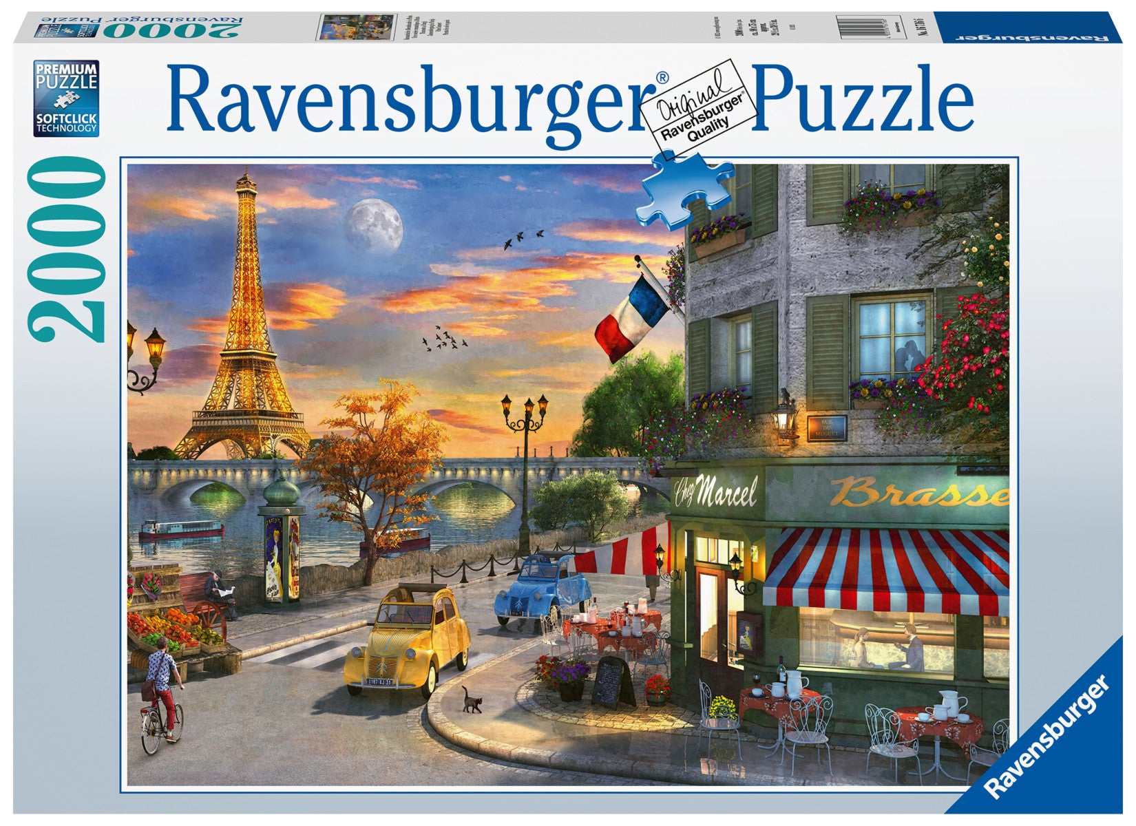 Puslespill 2000 Paris Malt Ravensburger