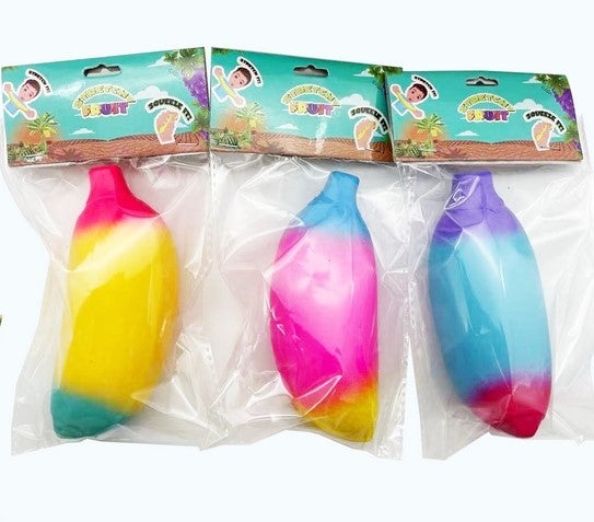 Fidget stretch rainbow banana ass