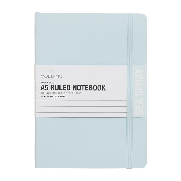 Notatbok Moderno Lyseblå A5 Myk Linjer
