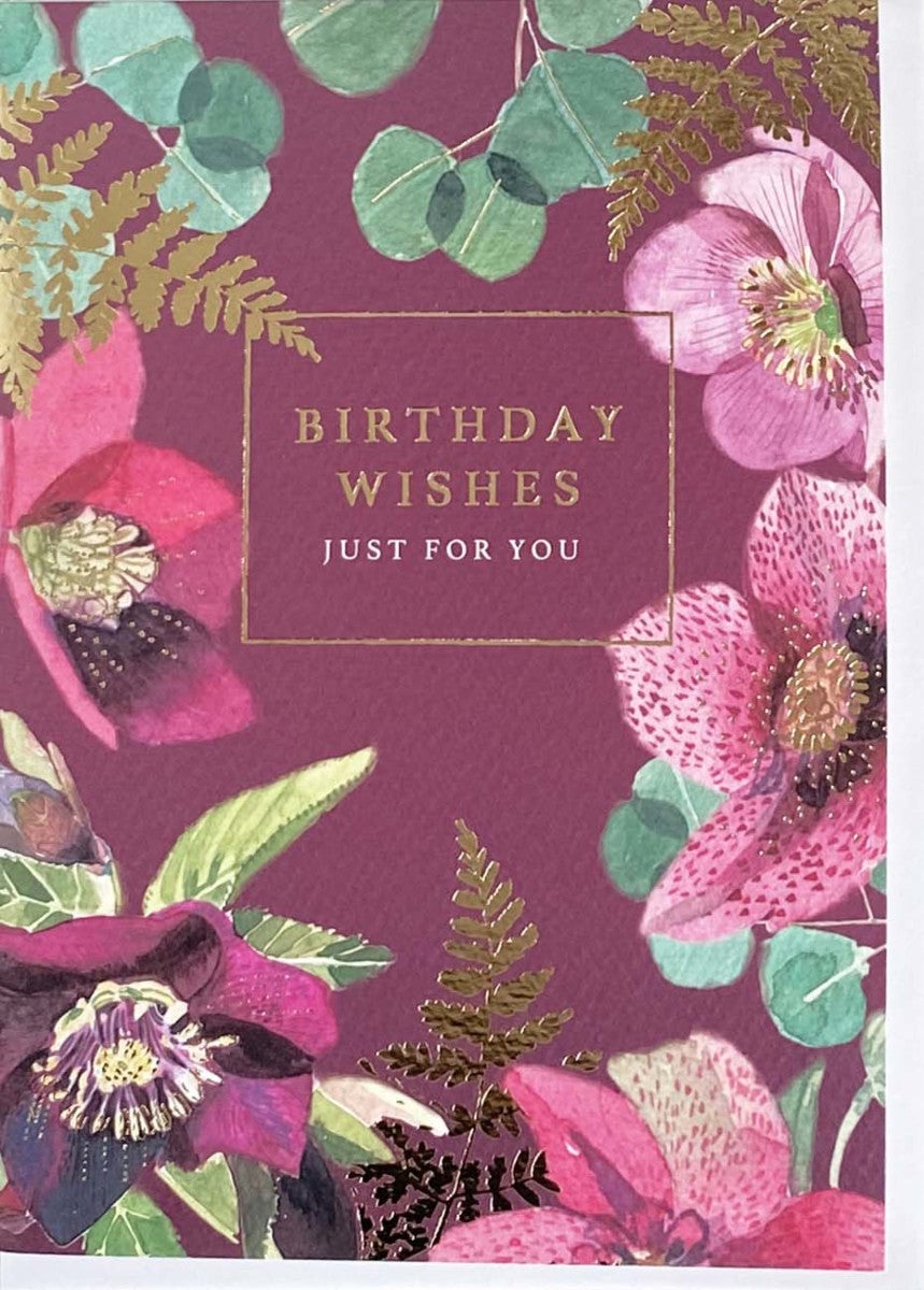 Bilde av Kort Orchide Birthday Wishes Just For You