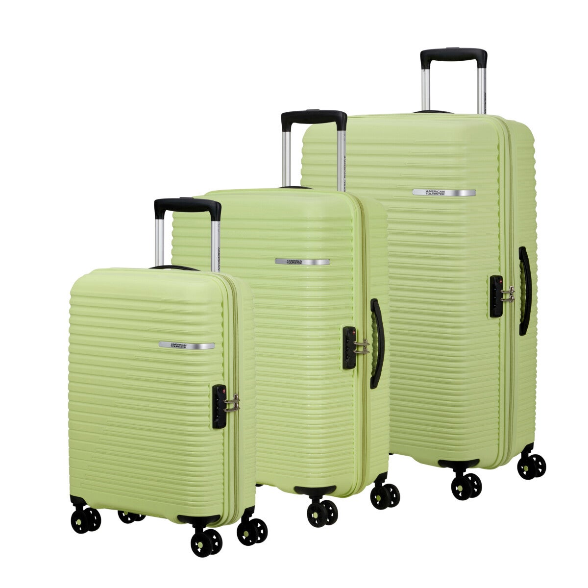 Koffertsett Liftoff Sunny Lime (3) - American Tourister