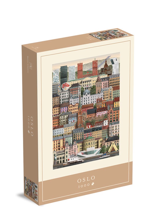 Puslespill 1000 Oslo Martin Schwartz