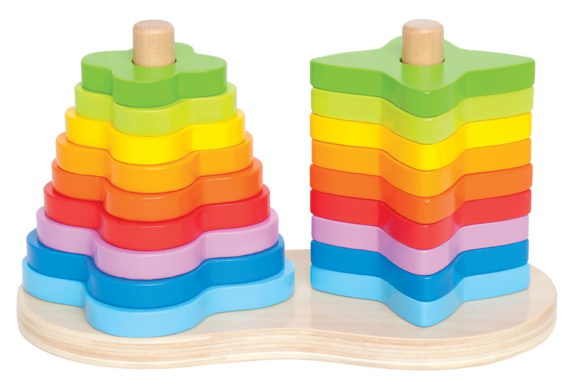 Hape stabletårn regnbue