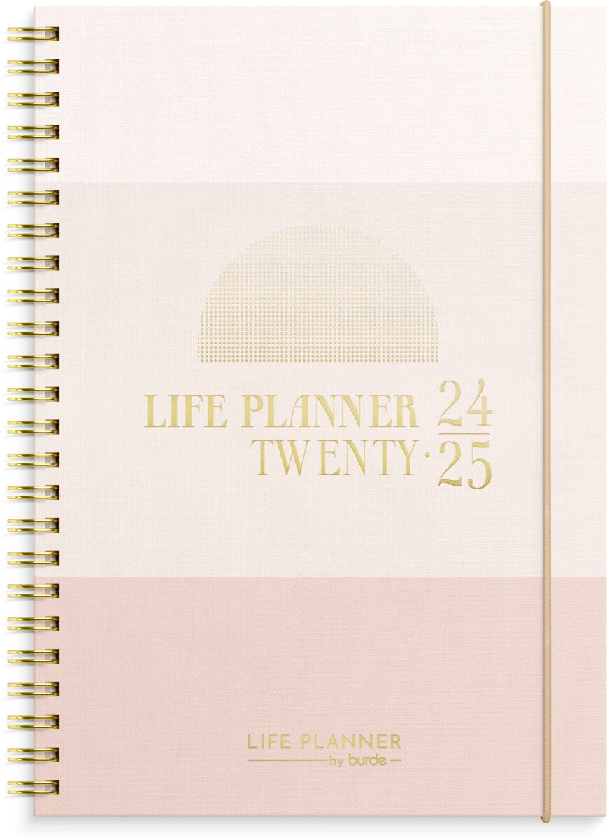 Bilde av Kalender 24/25 A5 Life Planner Pink Ii