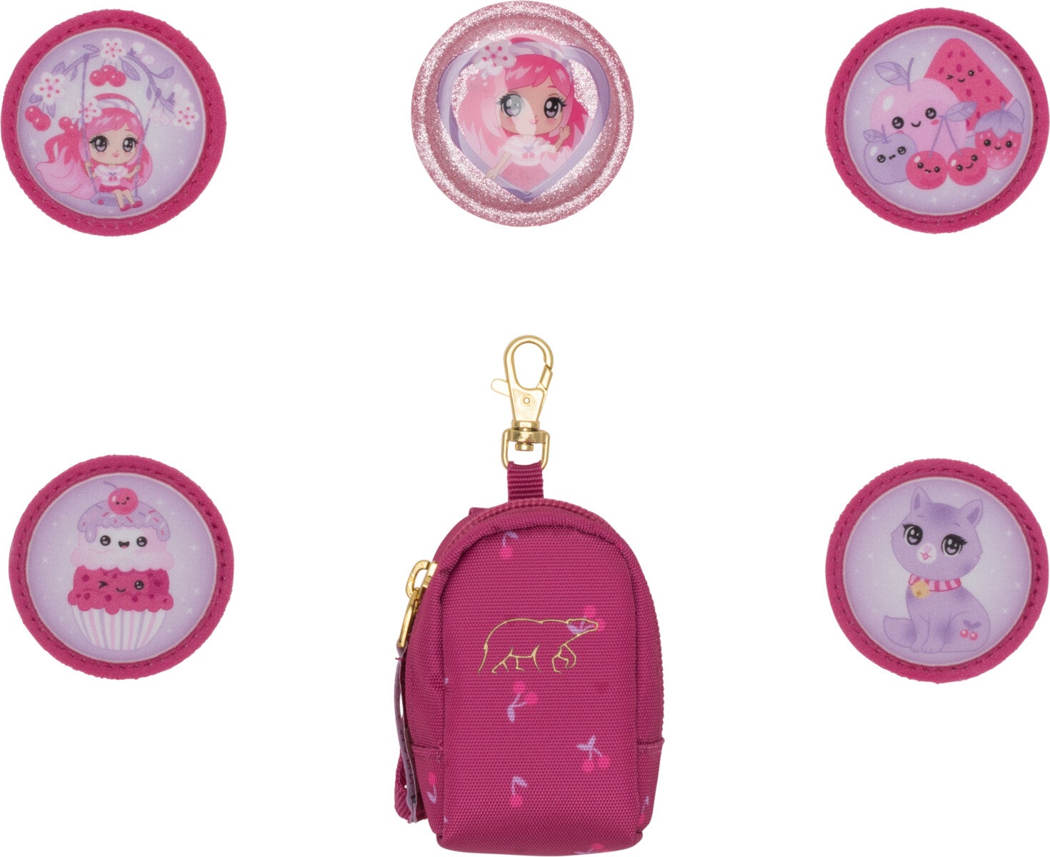 Button Bag 1.kl Cherry