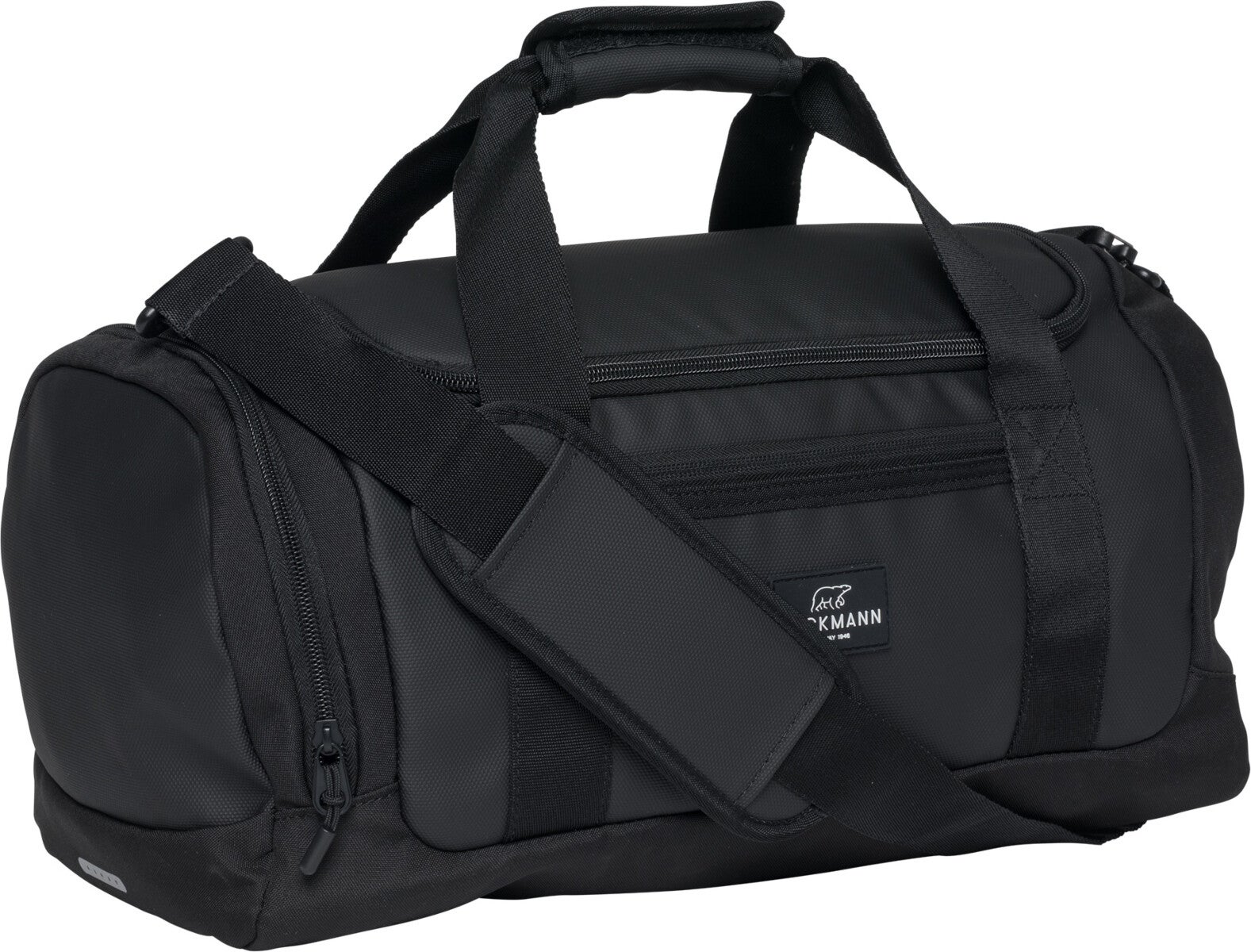 Gymbag 2-7.kl Black Coated Sport Duffelbag - Beckmann