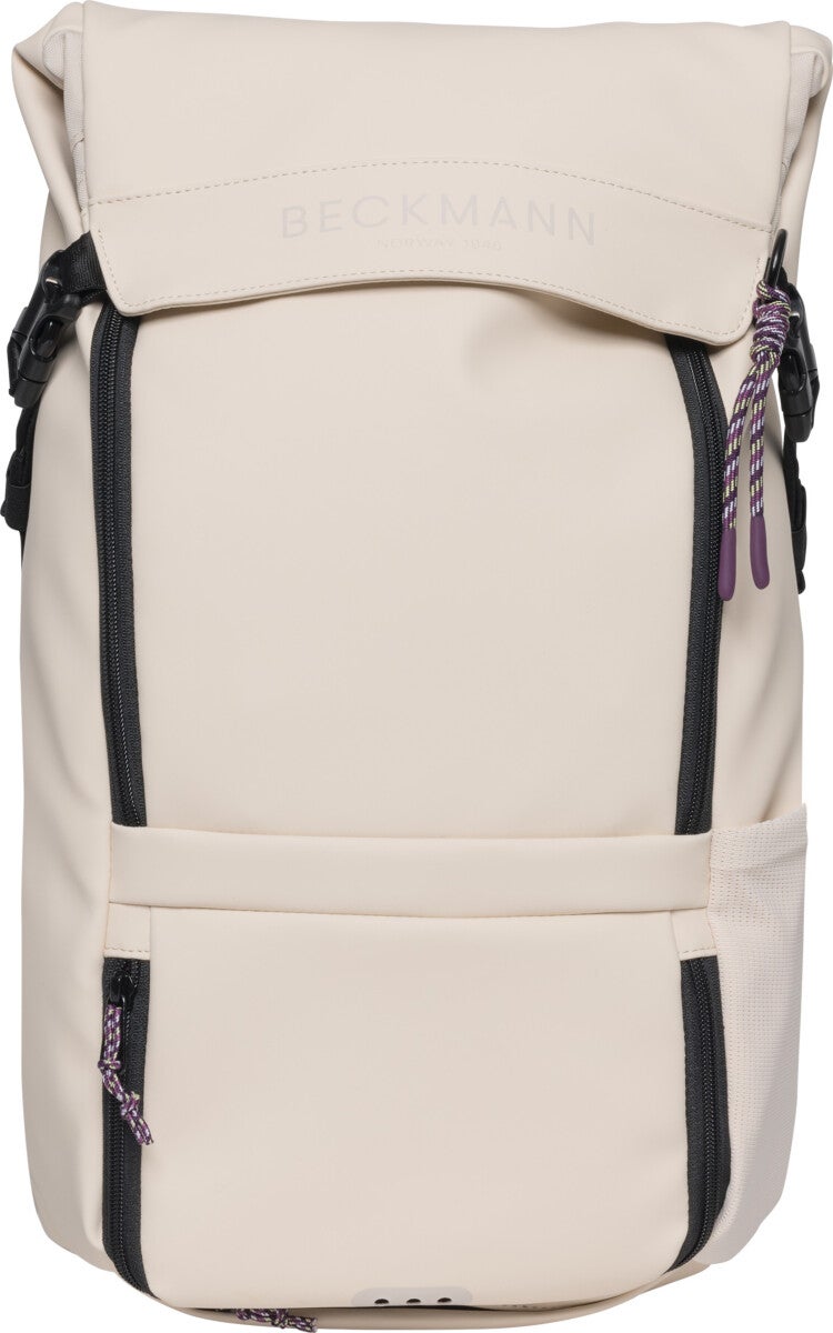 Skolesekk Street Light Cream 22L Beckmann