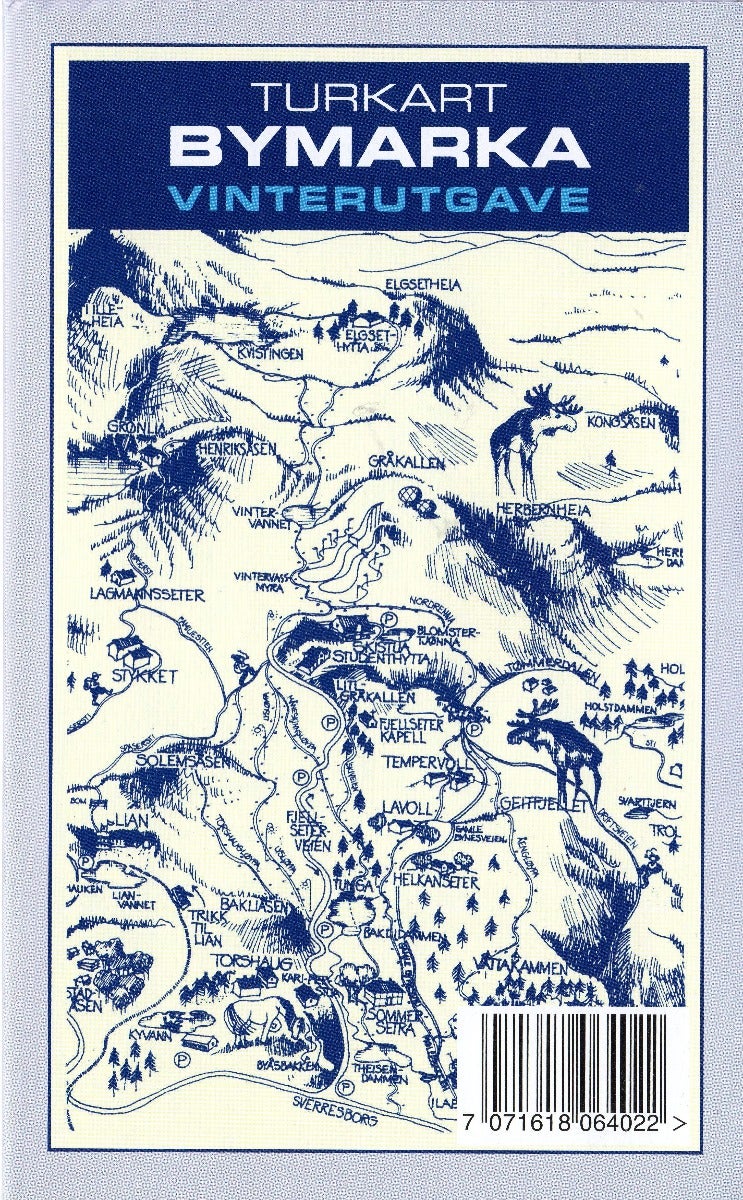 Turkart Bymarka Vinter - Trondheim