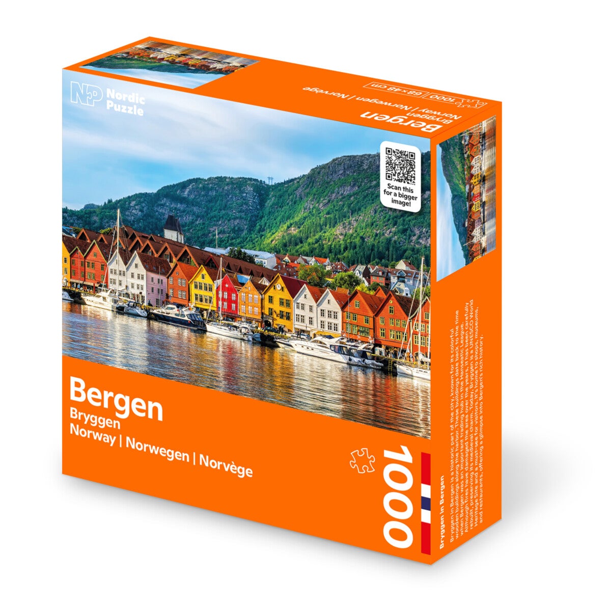 Puslespill 1000 Bergen Bryggen