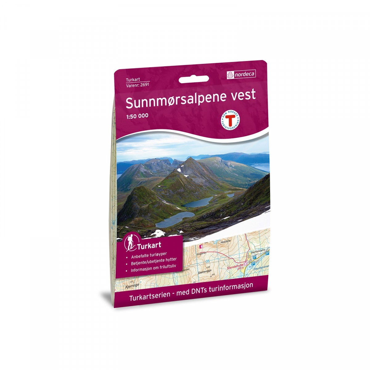 Sunnmørsalpane Vest - Turkart 1: 50 000