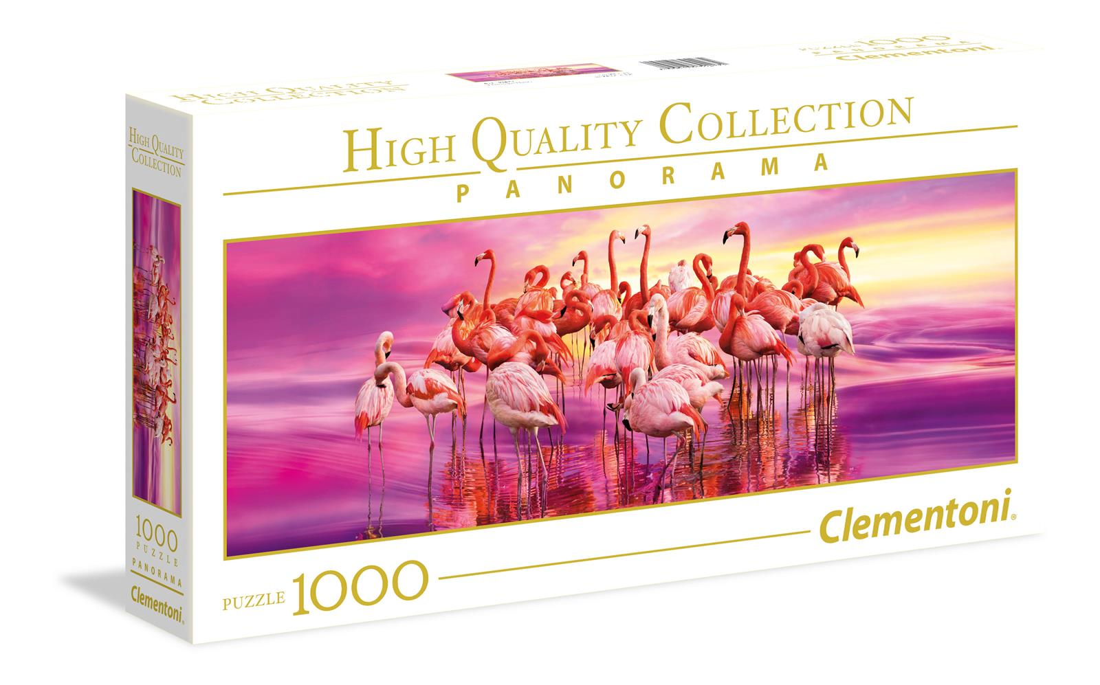 Bilde av Puslespill 1000 Pan Flamingo Dance Clementoni