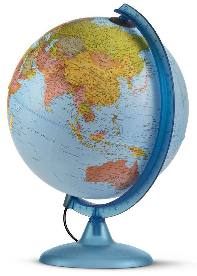 Globus 25cm m/lys Night & Day LED Norsk