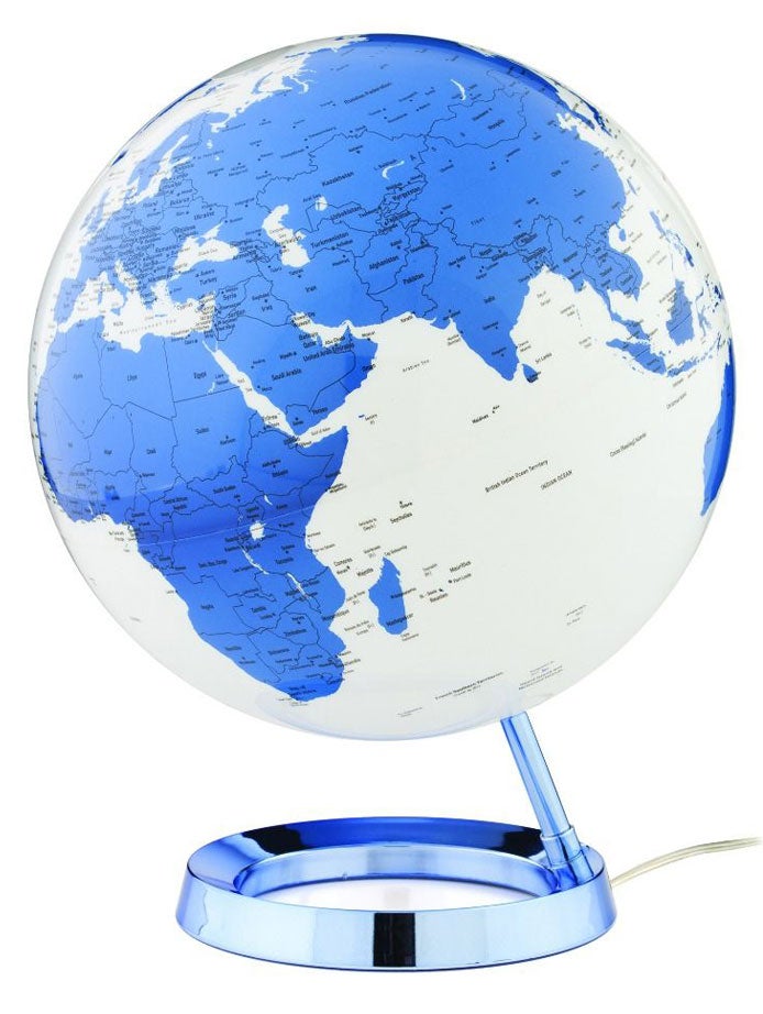 Globus 30cm Light & Colour Hot Blue Eng LED-lys